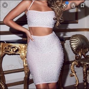 Oh Polly Pink Embellished Set